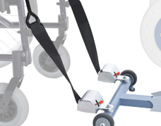 THERA TRAINER tigo - Stabilizační systém proti převrhnutí vozíku